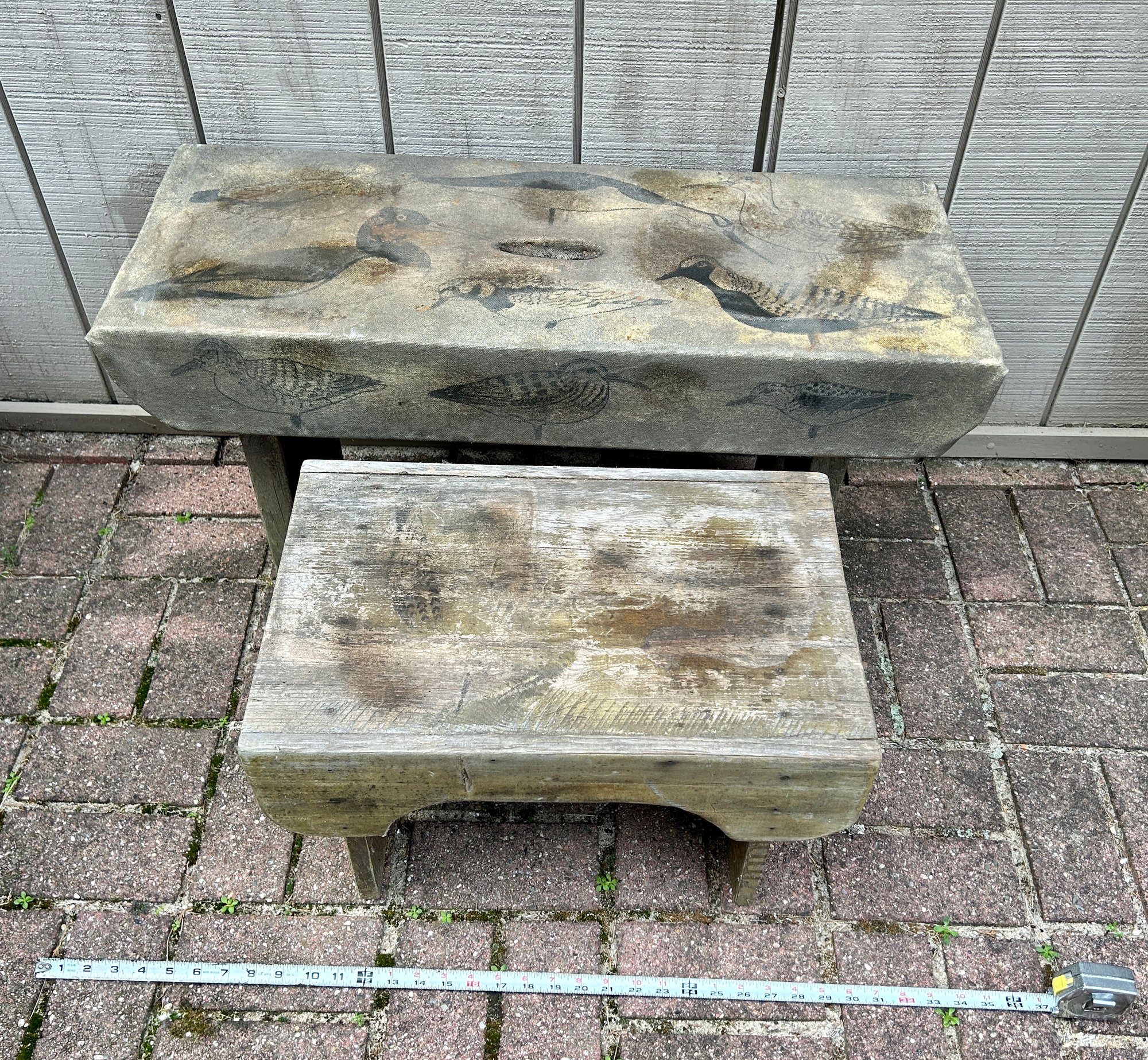 MCM 1Off Southampton Artist Nautical Weathers Wood Painted Duck Decoy