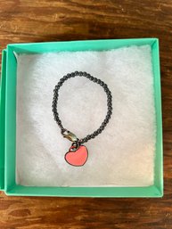 Small Sterling Silver Child's Heart Bracelet