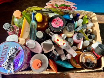 Gigantic Box Of New Or Gently Used Body Washes & Lotions