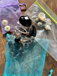 Miscellaneous Jewelry Sweater Necklace Eyeball Earrings Shell Bracelet