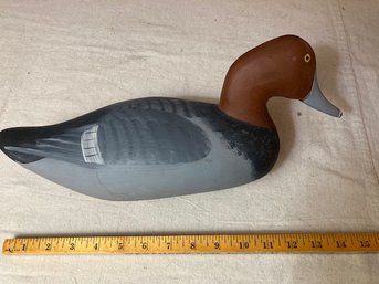 Redhead Duck Decoy By Capt. Harry Jobes