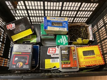 Bin Full Of Nails And Screws