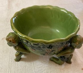 Ceramic Bowl Held Up By The Angels