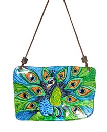 Art Glass Peacock