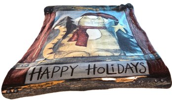 Christmas Cat Soft Throw