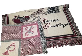 2 Christmas Throws