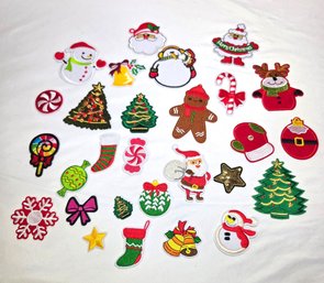 Christmas Patches And Embellishments