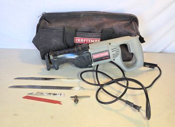 Craftsman Corded Reciprocating Saw And Carrying Bag