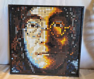 Highly Collectible Beatles Lego Art John Lennon
