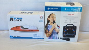 Classic Series Singing Karaoke Machine & Radio Control Super Boats