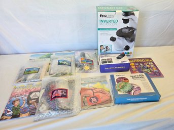 IQ Crew Inverted Microscope Slides And Little Passports Science Kits