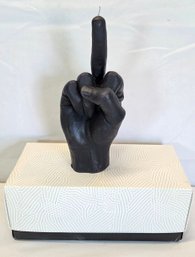 New In The Box Middle Finger Candle