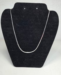 Sterling Silver 925 Italian Herringbone 18' Necklace