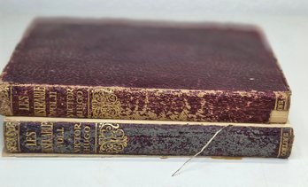 Antique Les Miserables Vol I & II Books
