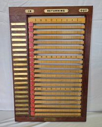 Vintage Heirco Double Sided Time Keeper Register