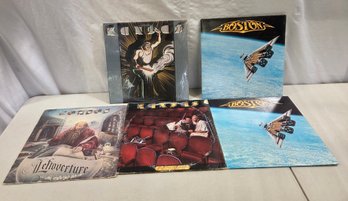 Kansas & Boston Vinyl Albums