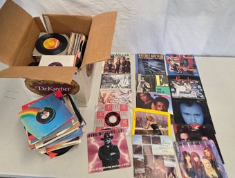Huge Collection Of 45s Rock And Country
