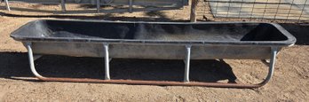 10' Bunk Feeder Poly Feedbunk With Metal Frame