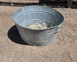 Two Handled Galvanized Tub