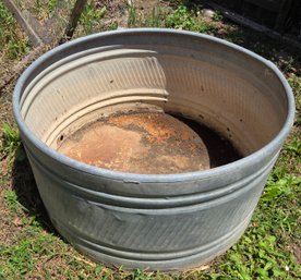 Large Galvanized Stock Tank
