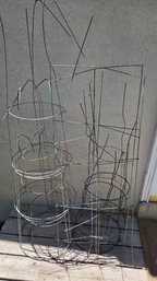 Tomato Cages And Metal Trellis