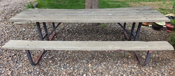 Steel Frame Picnic Table