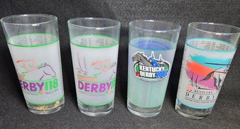 Vintage Commemorative Kentucky Derby Glasses