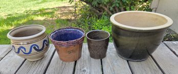 Ceramic & Tin Planters - Pots