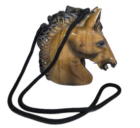 Authentic Timmy Woods Beverly Hills Collection Original Wooden Horse Handbag