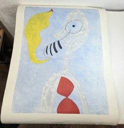 Vintage 1966 Joan Miro 1925 Head Of A Smoker Art Print London England Produced