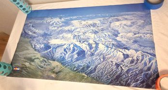 Hal Shelton 1989 Colorado Ski Country Poster