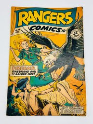 Golden Age Comic Book Rangers Comics Firehair Firebrand Girl Golden West Issue No. 44 1948 10 Cent Indian