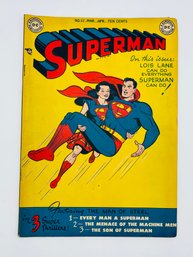 Golden Age Comic Book Superman Issue No. 57 Mar. Apr. 1949 Lois Lane DC Wayne Boring Stan Kaye 10 Cent