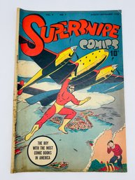 Golden Age Comic Book Supersnipe Comics Issue No. 7 August September 1948 Koppy McFad Boy With Most Comic
