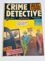 Golden Age Comic Book Crime Detective Comics Issue No. 1 September October 1948 10 Cent Hillman