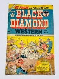 Golden Age Comic Book Black Diamond Western Issue No. 21 October 1949 10 Cent Lev Gleason