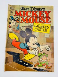 Golden Age Comic Book Walt Disney's Mickey Mouse In The Haunted Castle Issue No. 24 October 1949 10 Cent