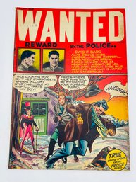 Golden Age Comic Book Wanted Reward By The Police True Crimes Issue No. 11 January 1948 Wanted Comics 10 Cent