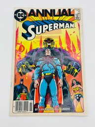 Vintage Comic Book Annual Superman Issue No. 11 1985 Wonder Woman Batman Villian Mongul