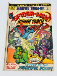 Vintage Bronze Age Spider Man And The Human Torch Issue No. 2 May 1972 20 Cent