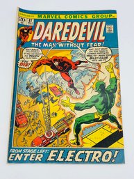 Vintage Bronze Age Marvel Comics Dare Devil The Man Without Fear Enter Electro Issue No. 87 May 1972 20 Cent