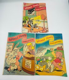 Vintage Golden Age Looney Tunes Group Lot Of Three Comic Books
