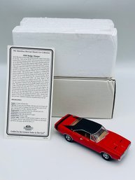 Detailed Matchbox Models Of Yesteryear Dinky Collectible 1969 Dodge Charger R/T Red Classic Car Diecast