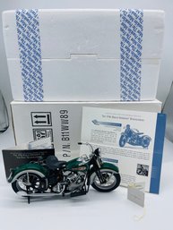 Highly Detailed Franklin Mint 1936 Harley Davidson EL Knucklehead Precision Model Diecast 1:12 Scale