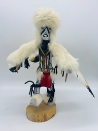 Beautiful James Walker Signed Eagle Carved Wood Kachina Navajo Indian Native American Art Artist