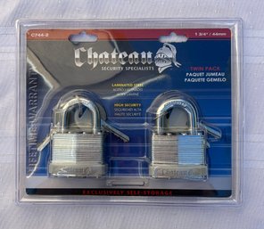 Chateau Laminated Steel Locks (2) With Keys