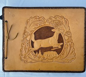 Vintage (50's) Leather Bound Photo Album