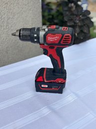 Milwaukee 18V Cordless Drill With Redlithium High Output XC6.0 Battery