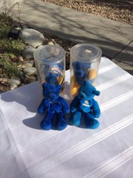 Vintage Collectable Lions, St. Louis Rams, And Broncos Beanie Babys