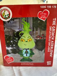 4 Ft. Tall Grinch Inflatable